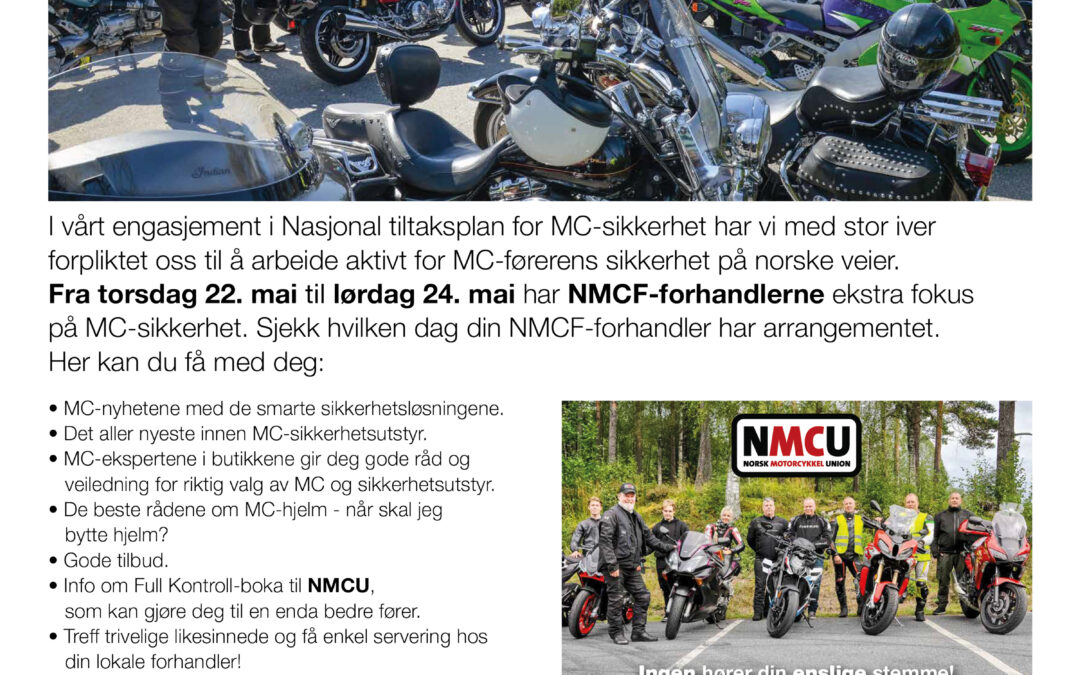 22.-24. mai er det Trafikksikkerhetdag